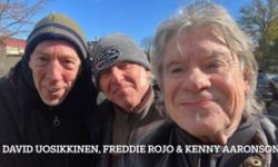 Main Line TV talk show with host David Uosikkinen and guests Kenny Aaronson & Freddie Rojo