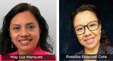 May 2021 Members of the Month: Latinx Fellows Rosalba Esquivel Cote &amp;  Mary Luz Marques