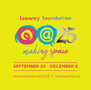poster - leeway foundation 25th anniversary logo